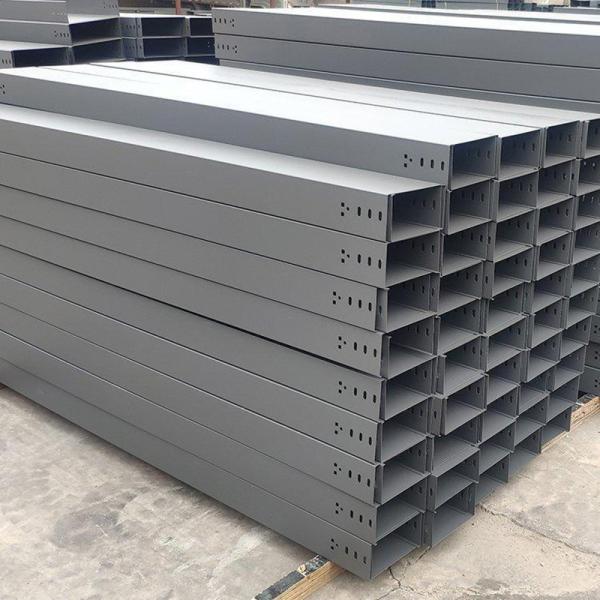 Fireproof Rectangle Offshore Cable Tray Galvanized With Bolt Connection