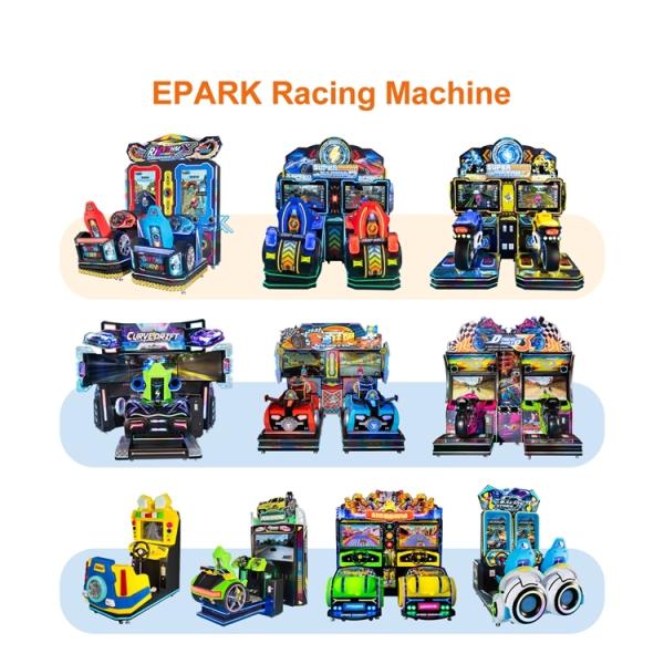 Coin Operated Arcade Video Game Driving Simulator Dynamic Racing Game Machine for Game Center