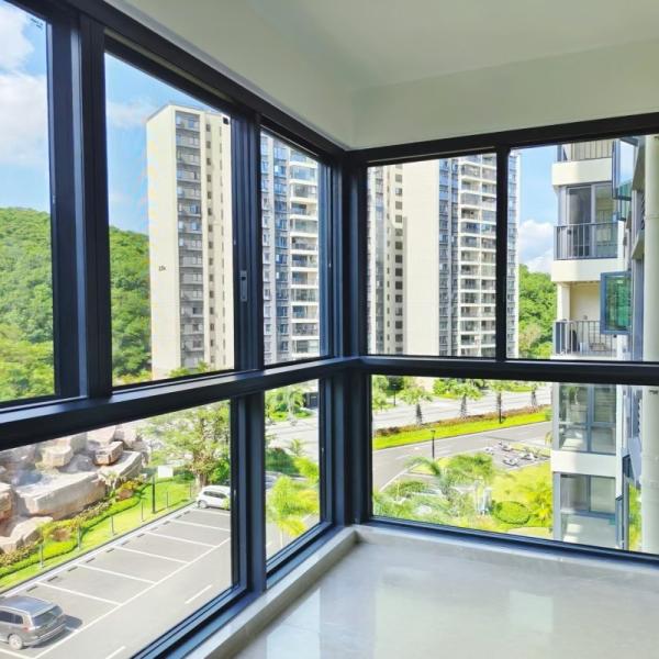 Modern Design Aluminum Sliding Windows With Level 8 Air Tightness for Free ventilation