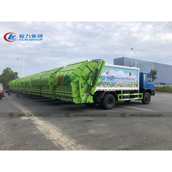 China Dongfeng Right-Hand Drive 14cbm 14,000Liters Compactor Garbage Truck To Pakistan