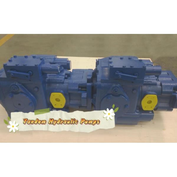 Combine variable displacement pumps 90Ml/R Tandem Hydraulic Pumps Harvesting Machinery Hydrostatic Pump