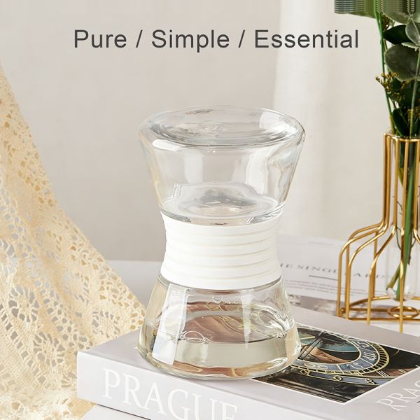 Hourglass Design Glass Home Aroma Diffuser White Office Fragrance Diffuser