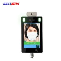 El paseo de encargo a través de la pantalla LCD de la pulgada IPS del termómetro 8 embroma el reconocimiento de cara del AI