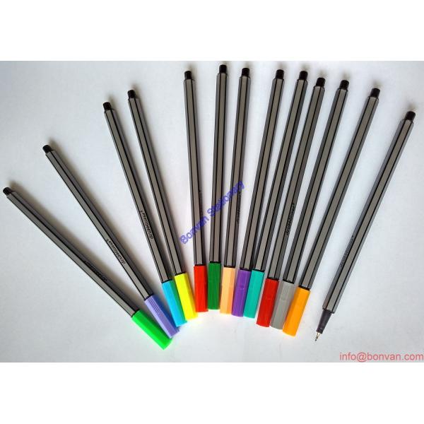 Hot selling grey barrel fine liner pens drawing pens,geman standards,cheap fineliner pen