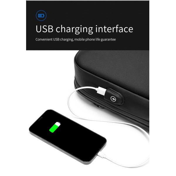 Высококачественный бренд мужской спортивной моды водонепроницаемая противоугонная грудная грудь кросскорпусная сумка для мужчин