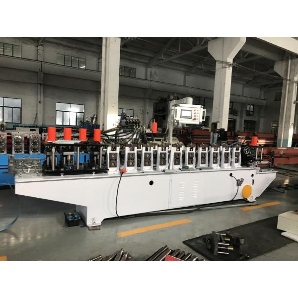 PU Shutter Door Roll Forming Equipment PLC With Touch Screen Control System