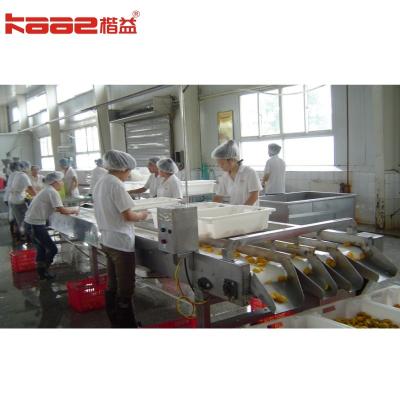 Electric Driven Type Peach Canned Food Production Line 0-200 Cans Capacity