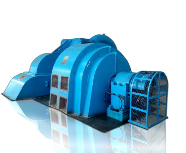 Turbine à eau à haute tête personnalisée, efficacité de 88 à 96% et performances optimales
