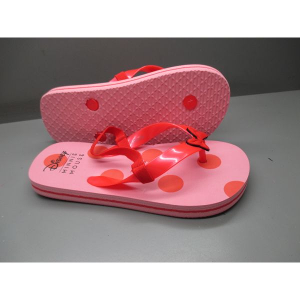 Personnalisé personnage pour les enfants Flip Flops sandales Points Impression Modèle FAMA approuvé