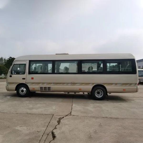 LHD 24-30 Seats Coaster Bus 30 Seaters Advanced Passenger Bus Design