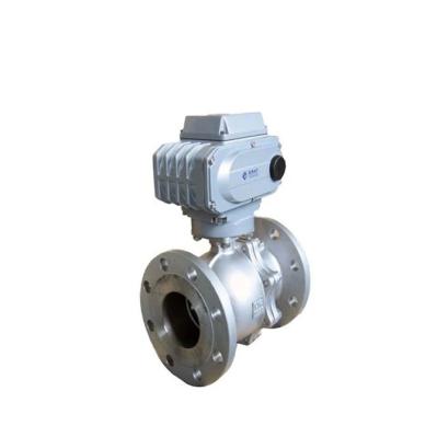 AC220V DN15 - DN250 Electric Control Valve Stainless Steel Water Flow Rate Control Valve