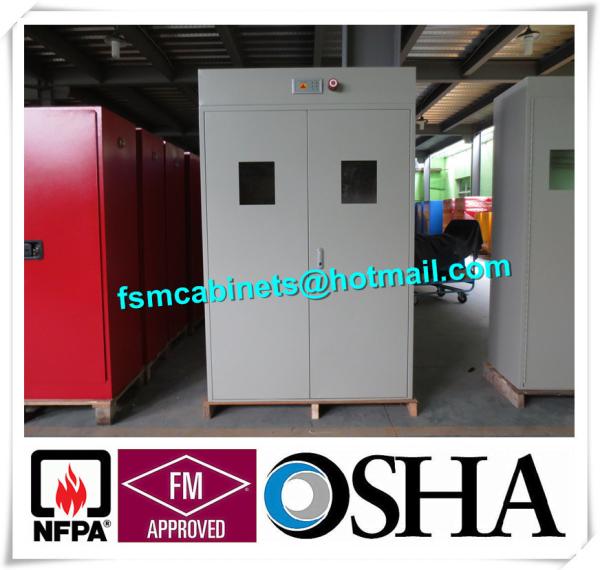Flammable Industrial Safety Cabinet For Cylinder Storage , Cylinder Safety Storage Cabinet