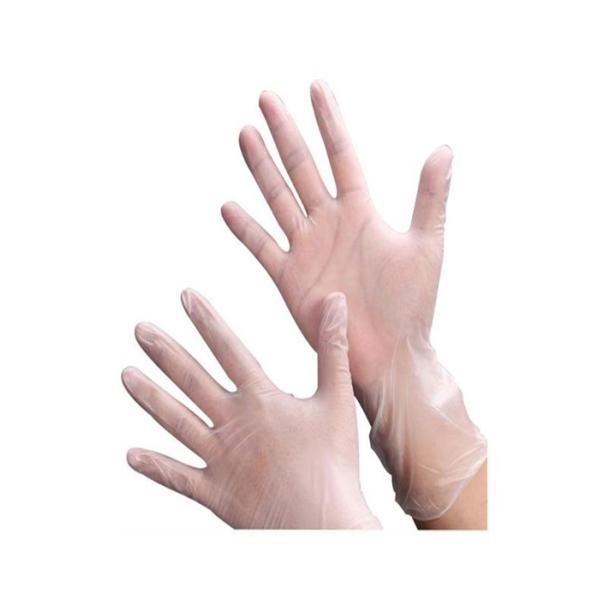Clear Vinyl  Disposable Hand Gloves Powder Free With CE FDA ISO Certification
