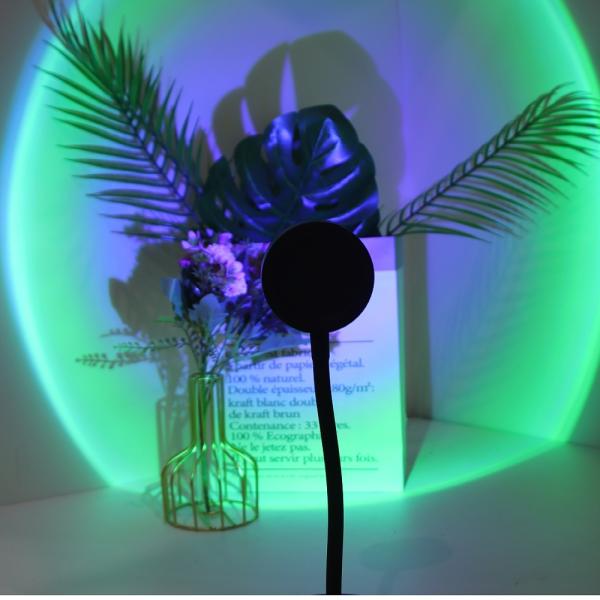 Led Atmosphere Halo Light Romantic Rainbow Sunset Projector Light Robot Night Light LED Projection Lamp Sunset Lamp For
