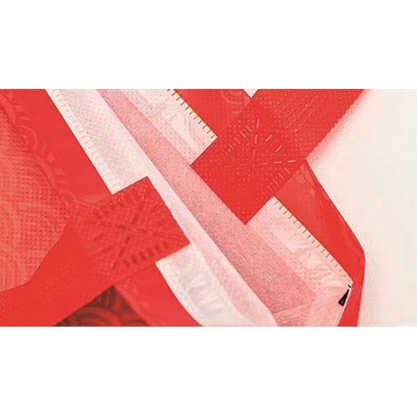 Recyclable Non Woven Bags 50g - 120g Custom Printed Non Woven Fabric Shopping Bags