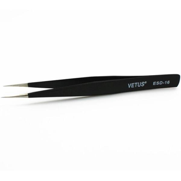 Safe Precision ESD Esd Plastic Tweezers AISI 302 Material Length 110 - 140mm