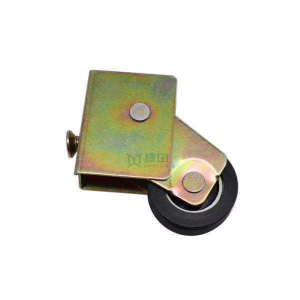 Black Plastic Casing Sliding Bearing Wheel Roller