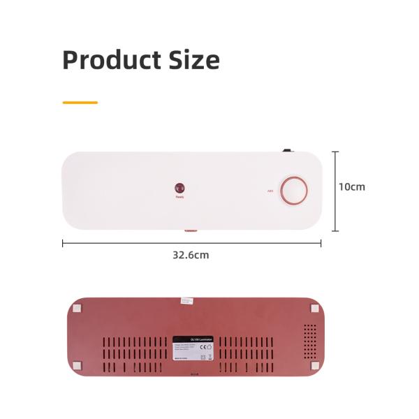 325*95*60 мм А4 настольный ламинировщик для офиса школы Маленькая фотобумажная ламинирующая машина
