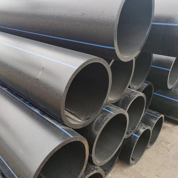 SDR26 Plastic Water Supply Pipe 25mm - 1200mm Agricultural Irrigation Pipe PE HDPE