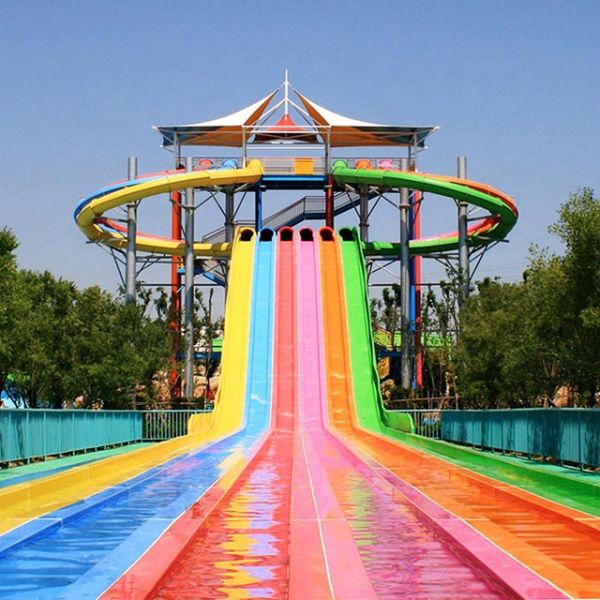 Large Adult Competition Water Park Slide Manufacturer From Guangzhou China