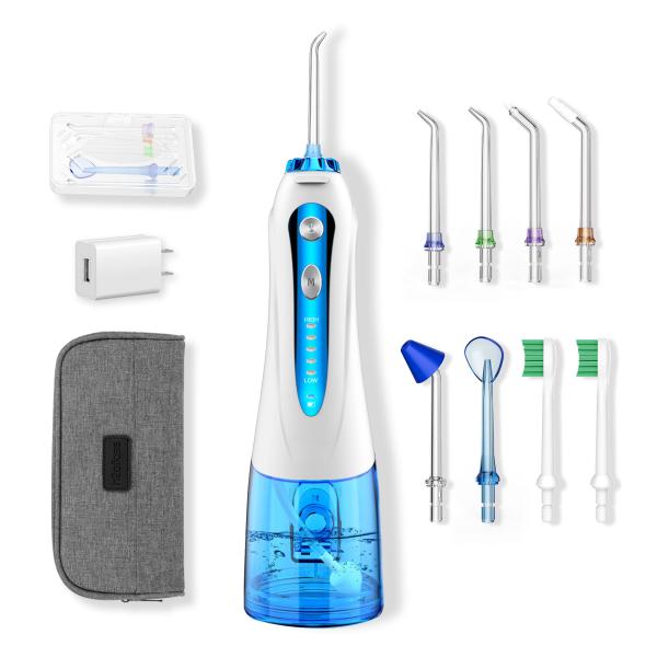 H2ofloss Upgraded Cordless Dental Teeth Irrigator Ultrasonic Water Floss Portable Water Flosser Electric Ipx7 Water Irrigator