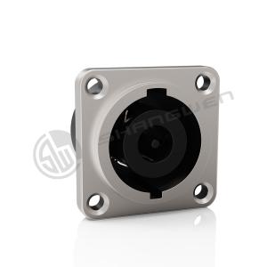 Quick Lock Rugged Durable 8 Pore 8 Pin Male Socket Chassis Speaker Connector
