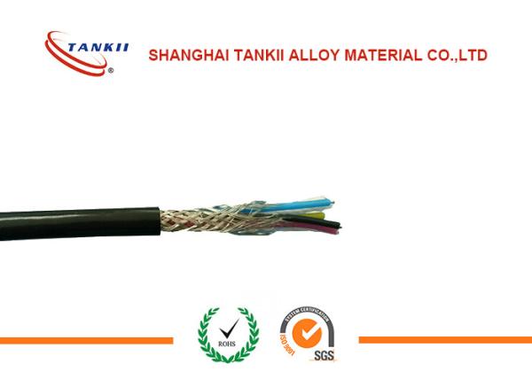 Multi Core High Temperature Thermocouple Extension Wire With PTFE Insulation  2 * 20 AWG Type KX