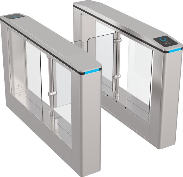 K324 Swing Barrier Gate Turnstile Face Recognition Terminal Security Door for Swift Operation