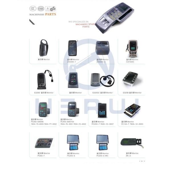 High Quality China Made DX220A DX225LCA Monitor 300426-00202 for Doosan Excavator Parts
