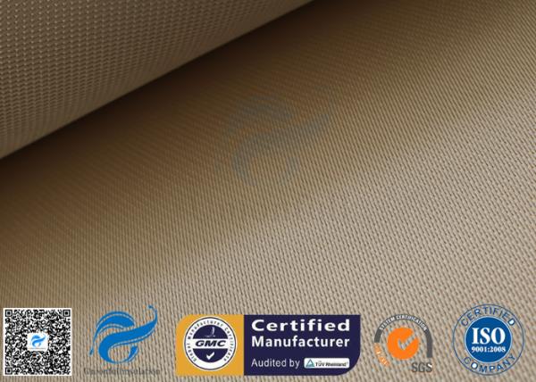 1200gsm 35oz Brown High Silica Fabric 1200℃ Satin Fiberglass Fire Blanket