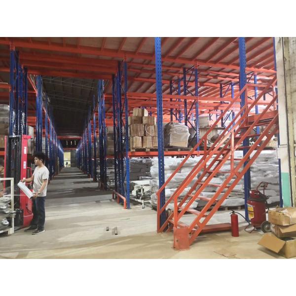 SGS Steel Beam Mezzanine Rack 4500kg Steel Mezzanine Floor Construction