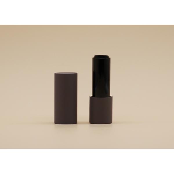 Темные серые трубки 4г бальзама губы, пластиковая текстура бархата трубок губной помады