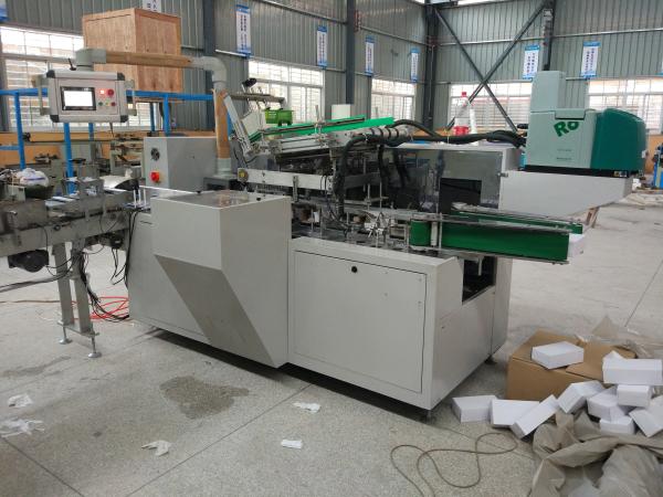 Colocação de correias da caixa de controle do PLC da máquina de empacotamento do lenço de papel da supervisão da fotoeletricidade