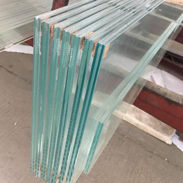 6+6mm 66.3 13.14mm 12mm Clear Laminated Glass Soundproof Safety Glass Cut To Size