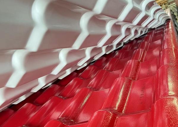 Telha à prova de fogo de ASA Bamboo Spanish Synthetic Roof para a tampa do estacionamento da casa de campo