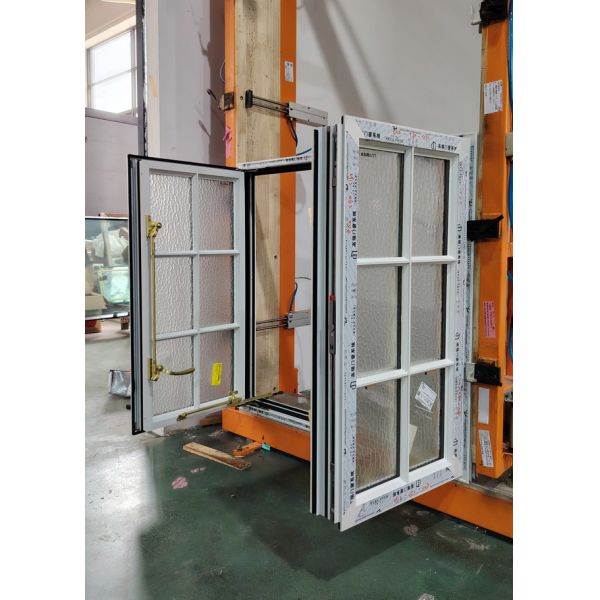 French style decoration with broken bridge aluminum profile windows