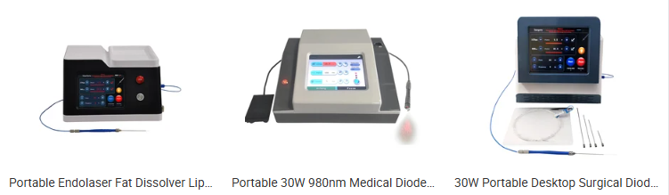 Evlt Phlebology Endovenous Laser 1940nm Fiber Veins Laser Machine