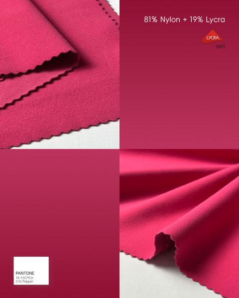 Tissu Lycra extensible léger 81 % nylon 19 % Lycra 215 g/m²