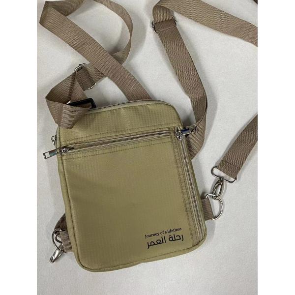 OEM/ODM Acceptable Safe Nylon Small Neck Travel Ihram Hajj Bag For Muslim Men and Women