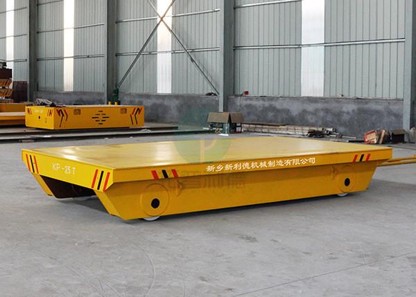 high temperature proof 10 ton on rail guide powered cart for molds