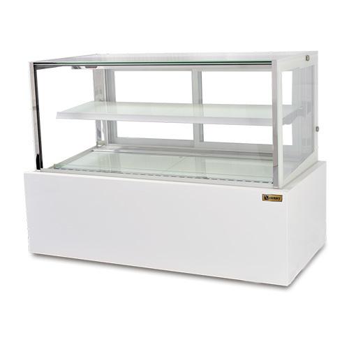 Cuadro de exhibición de pasteles anti niebla 220V 50HZ de panadería refrigerada