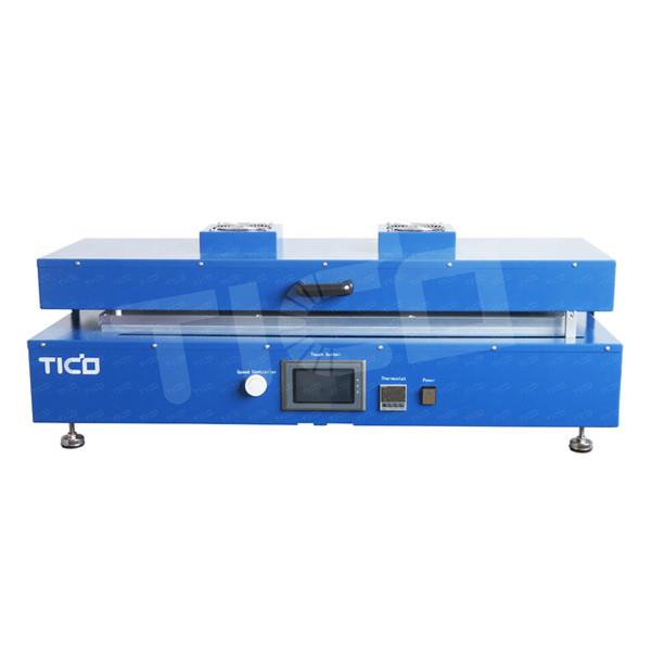 3.5mm Cylindrical Cell Lab Equipment 800mm Adjustable Vacuum Battery Film Coating Machine