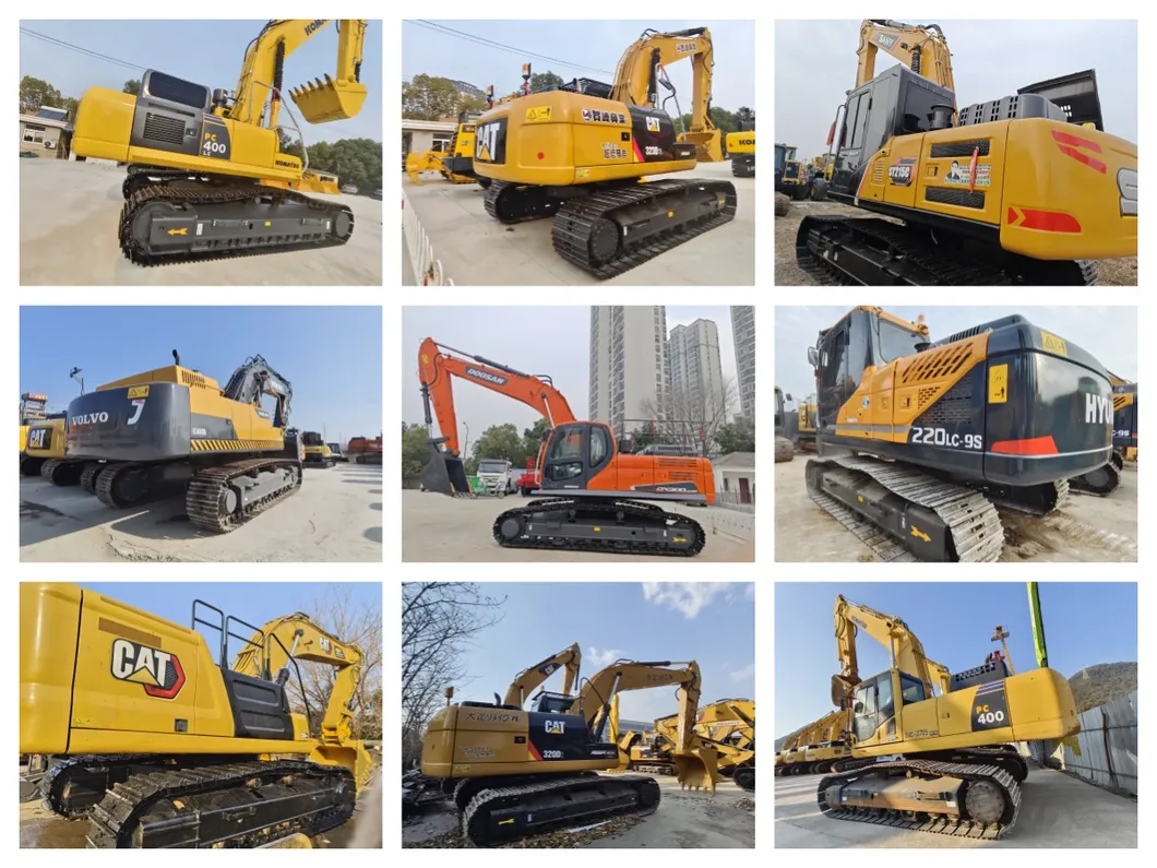 Used PC200 Crawler Excavator Second Hand 20ton Digger for Sale Backhoe Ready