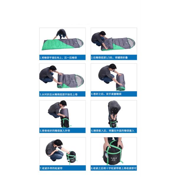 Wholesale Direct Selling Camping Splicing Sleeping Bag Outdoor indoor Autumn Winter Extended Adult Camping Sleeping Bag