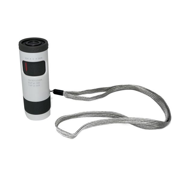 Pocket 10-30X21 Zoom Monocular Telescope Bak4 Prism For Bird Watching Hunting