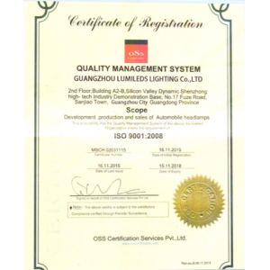 Guangzhou Lumileds Lighting Co., Ltd Сертификации