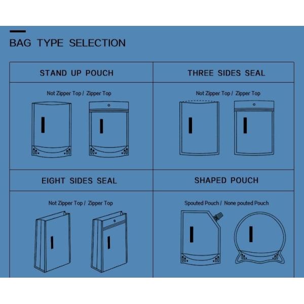 Custom Print plastic packaging stand up Shape Doypack for liquid packing