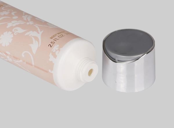 limpador facial plástico de embalagem cosmético do tubo de 35-110ml D35mm com tampão da imprensa