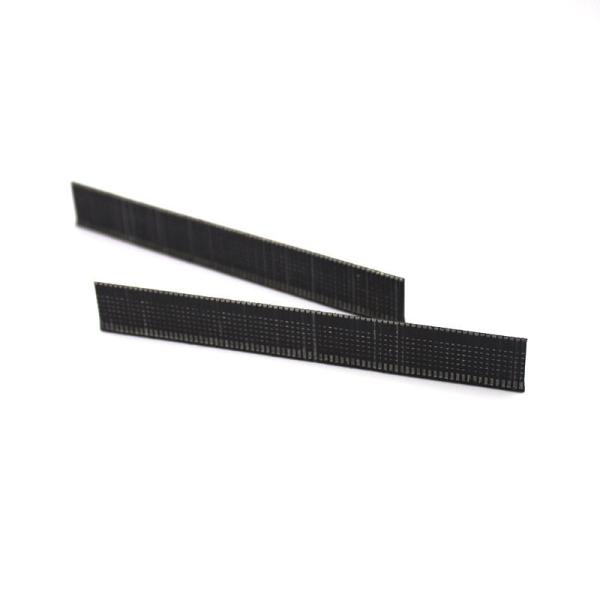 ISO Standard Straight Nail Carbon Steel Brad Nail Wicker Furniture Black F Nail 15mm