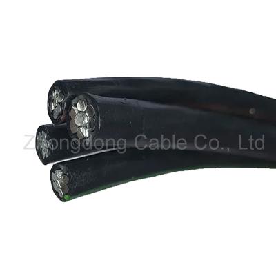 Aluminium Conductor 4 Core ABC Cable 4X16 4X25 4X35 4X50mm2 Low Voltage Cable